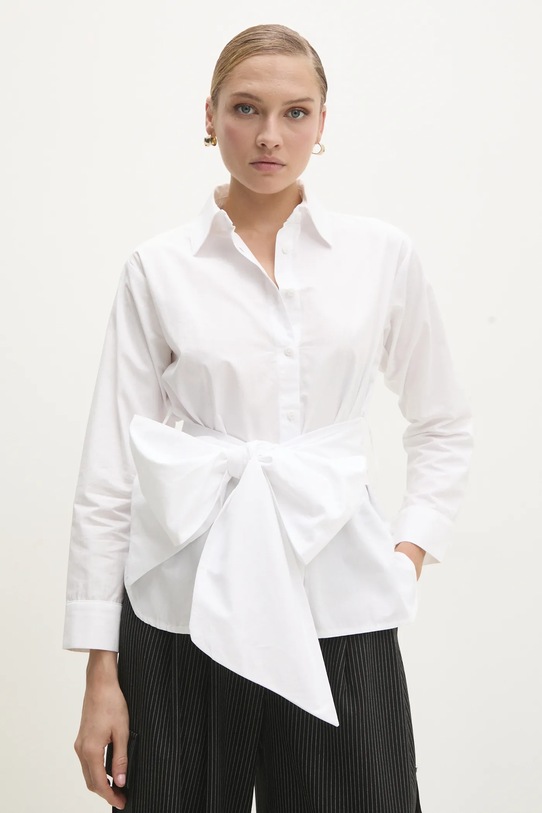 Бавовняна сорочка Answear.LAB casual білий sng.30.tos