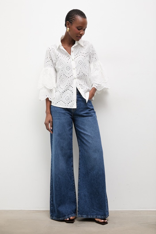 Answear.LAB koszula bawełniana 3972.iak biały WW25