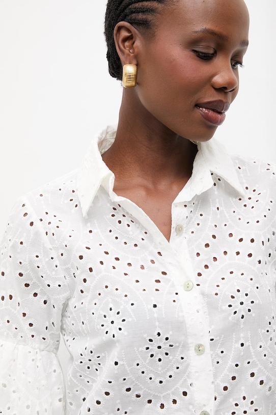 Answear.LAB koszula bawełniana 3972.iak biały