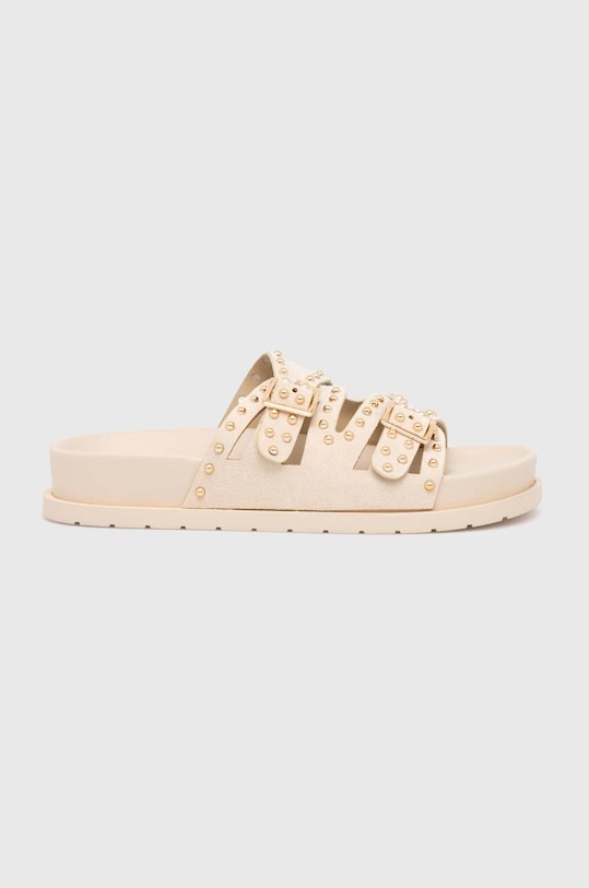 Natikače Answear.LAB imitacija brušene kože bež 9878.iw