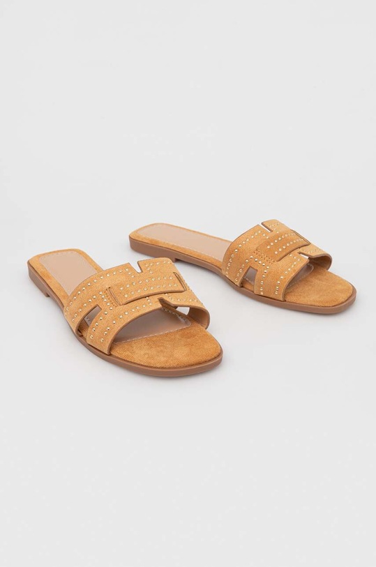 Boty Pantofle Answear.LAB s18.88.iw hnědá