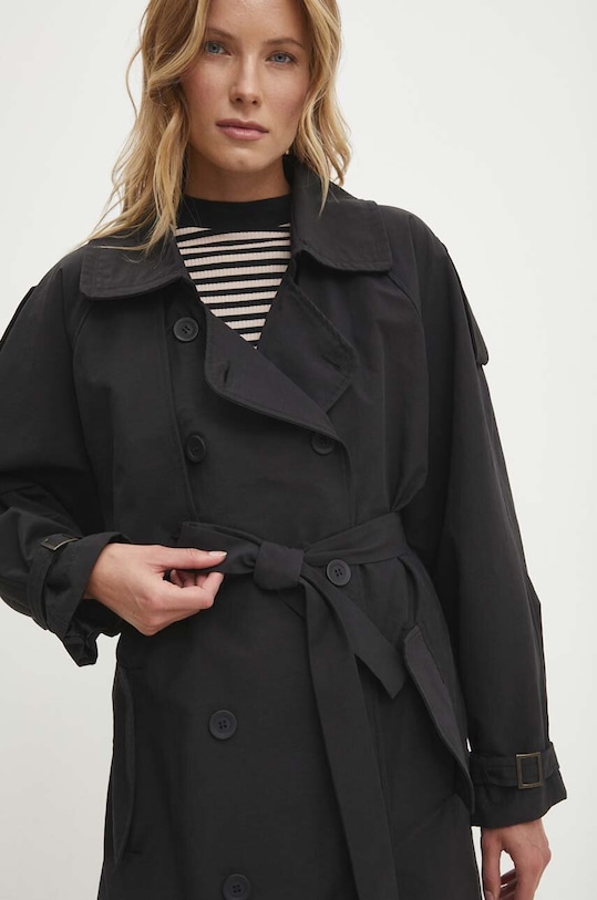 Trenčkot Answear.LAB čierna 19426.tjs