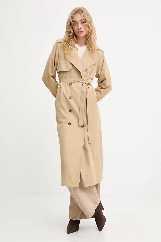 Answear.LAB płaszcz MA706.hms beżowy WZ24