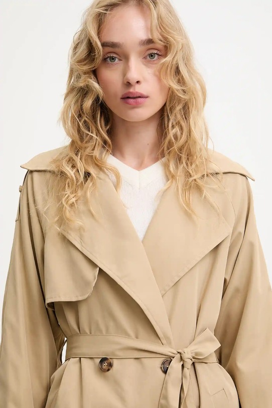 Answear.LAB płaszcz beżowy MA706.hms