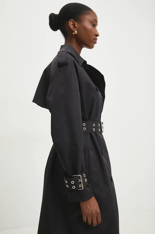 Oblečenie Trenčkot Answear.LAB 8645.frlk čierna