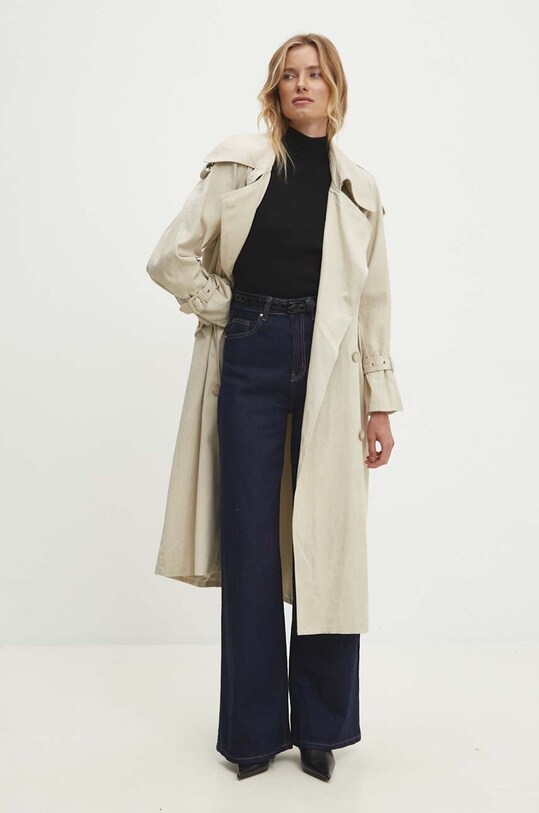 Джинсовый тренч Answear Lab 3492.frlk бежевый WZ24