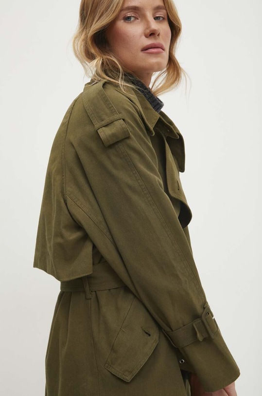 Answear Lab trenci din denim verde 3492.frlk