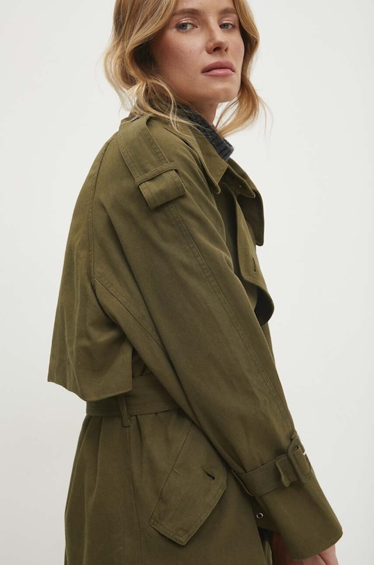 Answear Lab trenci din denim verde 3492.frlk