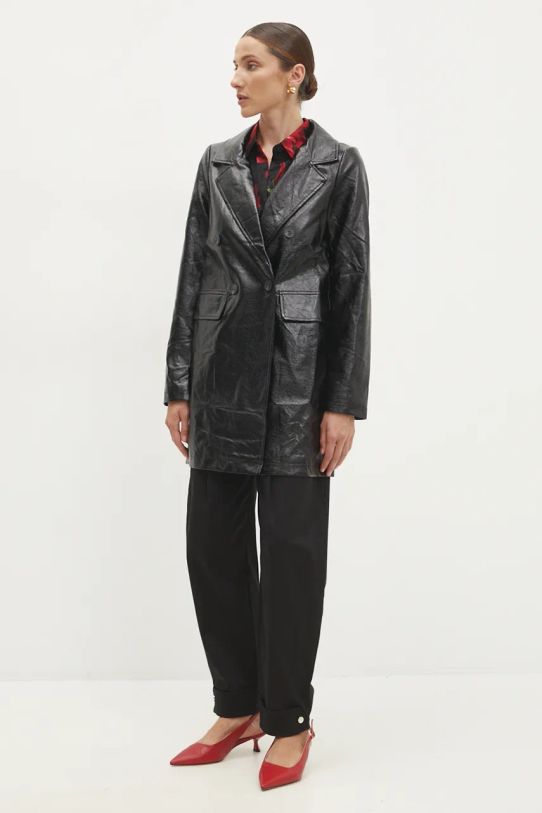 Пальто Answear.LAB 3443.flk чёрный WZ24