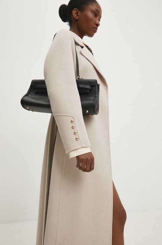 Vlněný kabát Answear.LAB béžová 3017.fos