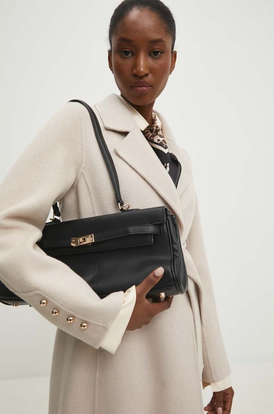 Vlněný kabát Answear.LAB 3017.fos béžová