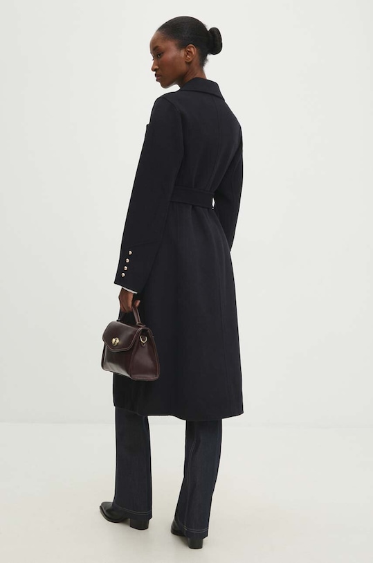 Oblečení Vlněný kabát Answear.LAB 3017.fos námořnická modř