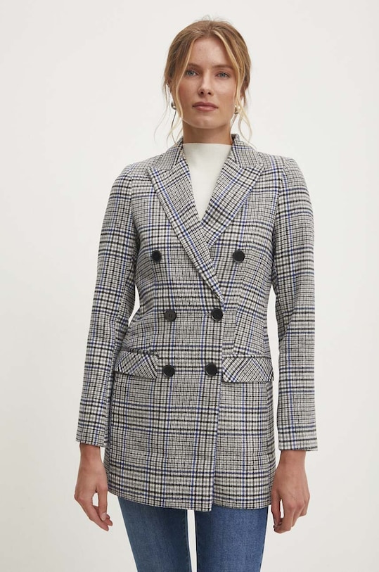 Answear.LAB płaszcz 2048a.fos szary WZ24