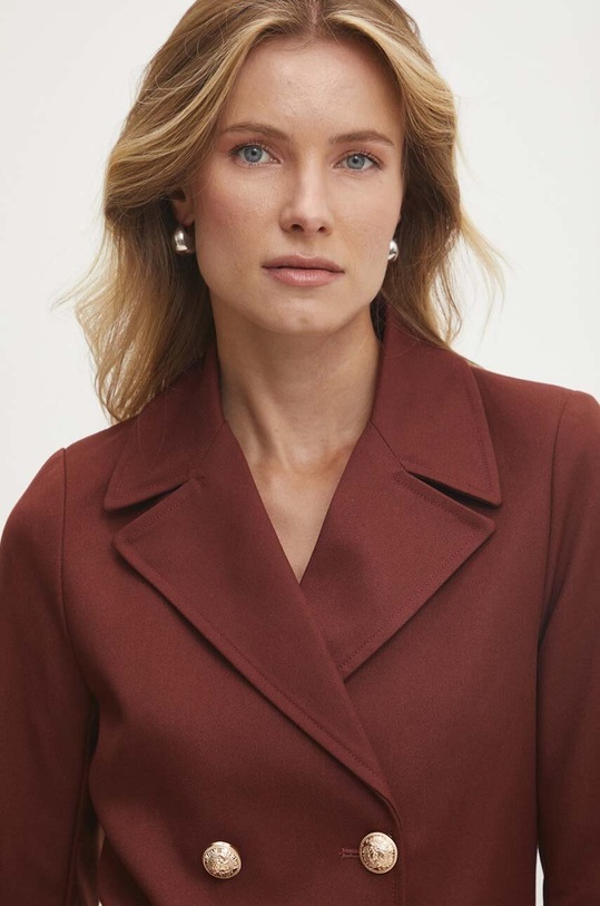 Kabát Answear.LAB burgundské 1845.fos