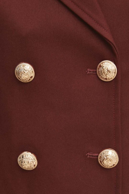 Kabát Answear.LAB 1845.fos burgundské