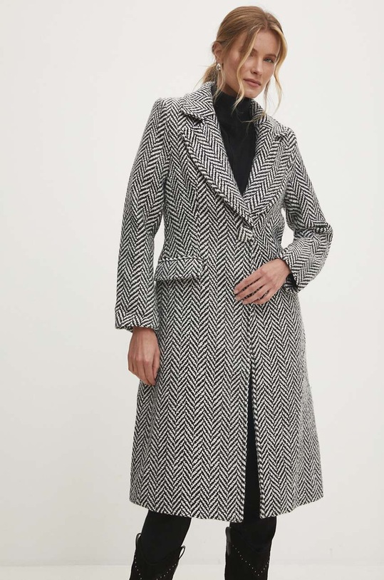 Kabát Answear.LAB m.2219.fos čierna WZ24