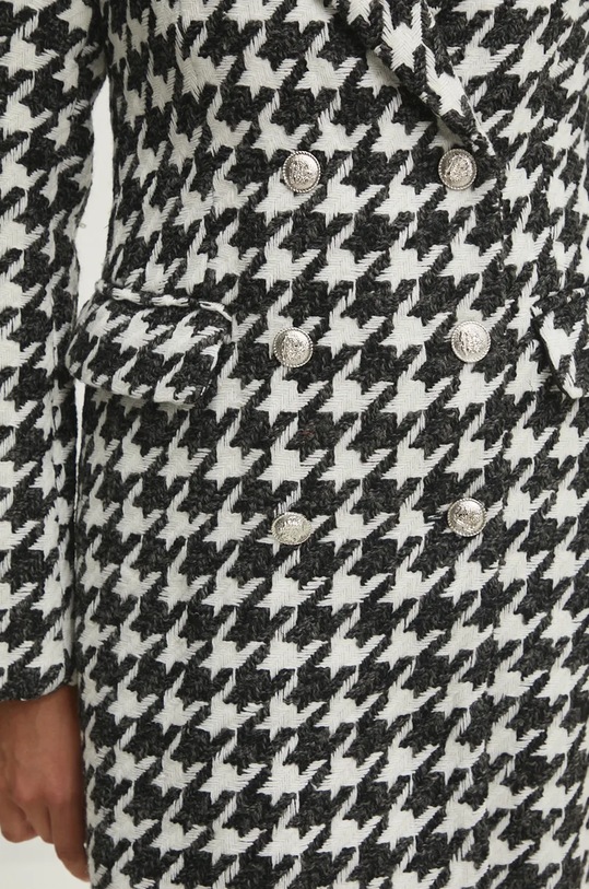 Kabát s prímesou vlny Answear.LAB v.2347.a.fos čierna