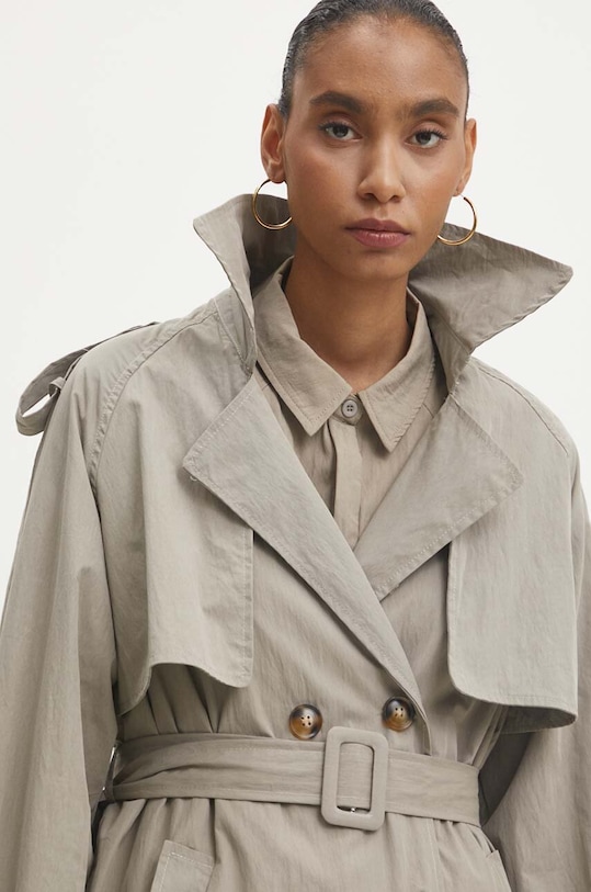 Trench kabát Answear.LAB zelená 8405110.hms