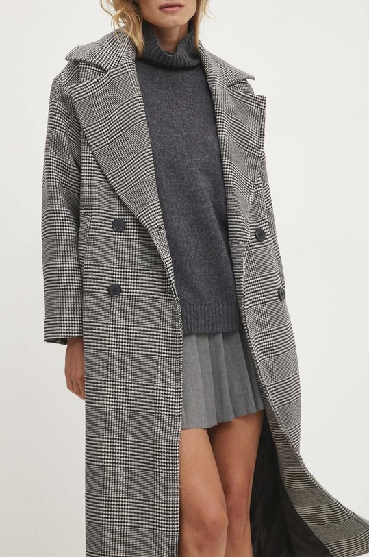 Kabát s příměsí vlny Answear.LAB M2313.fos černá