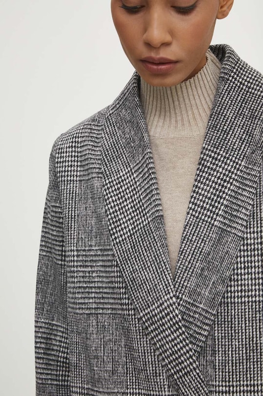 Kabát Answear.LAB čierna XY324.hms