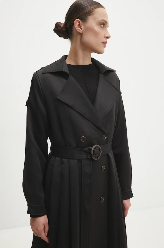 Kabát Answear.LAB čierna 21338nv.FKK