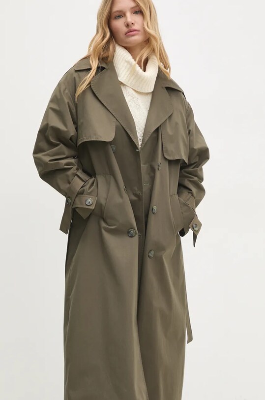Answear Lab trenci cu captuseala verde 2528.TLK