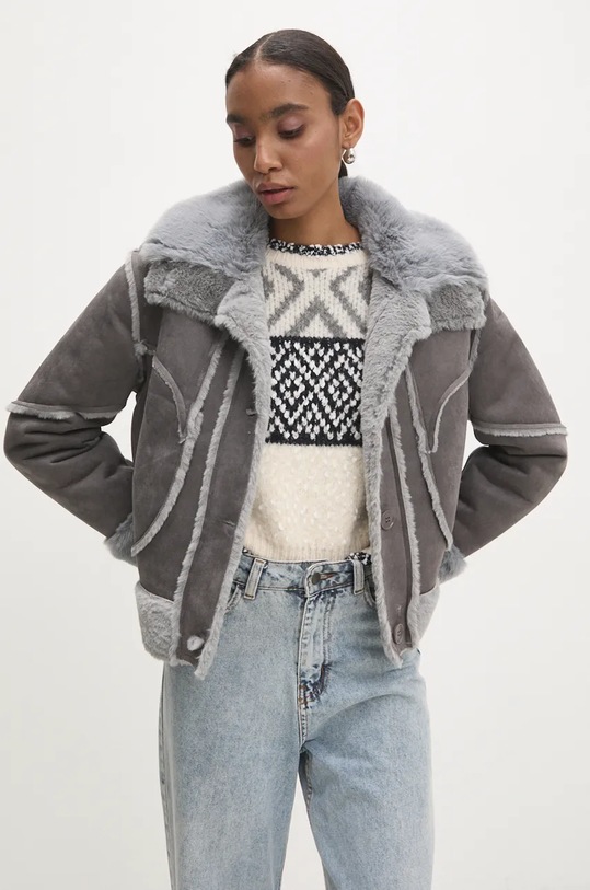 Answear.LAB płaszcz szary 5058.ios