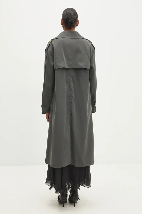 Odzież Answear.LAB trencz bawełniany 5106.ims szary