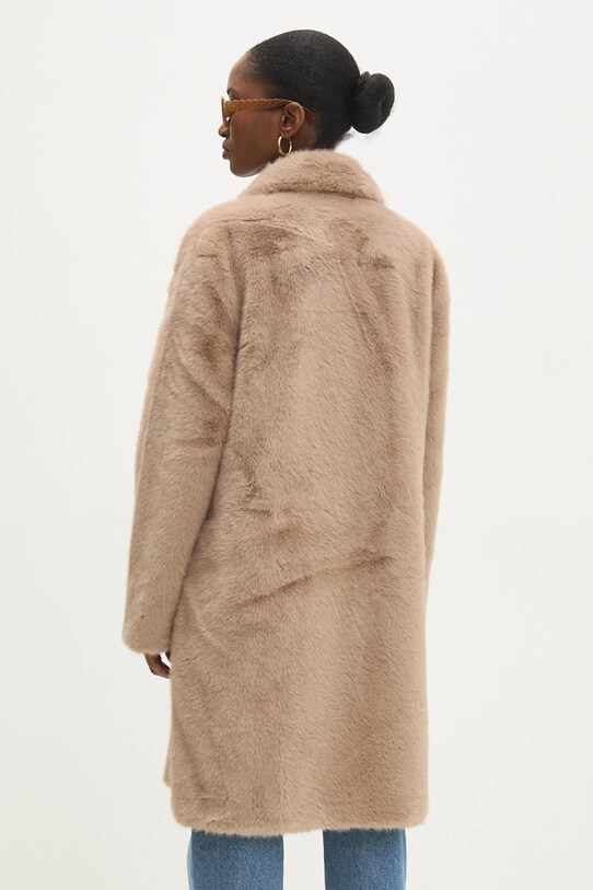 Odzież Answear.LAB płaszcz NA3066.FLK beżowy