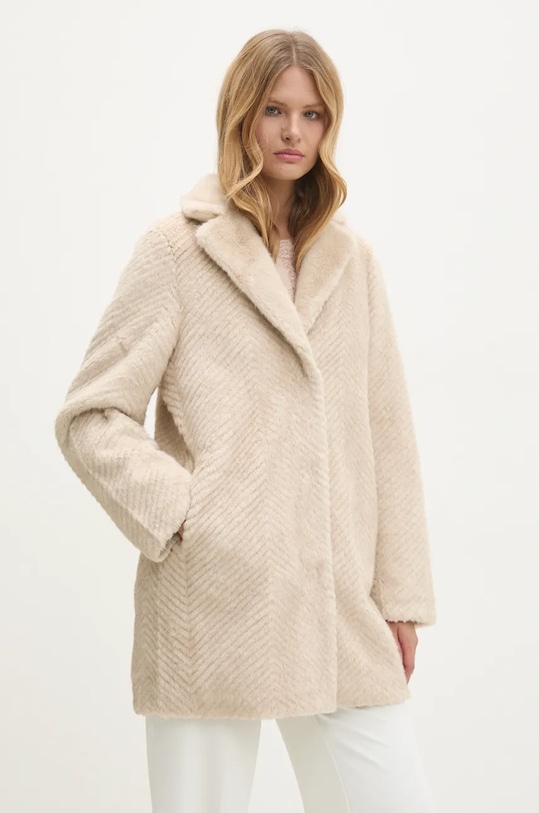 Kabát Answear.LAB nezateplené béžová 6873.ilk