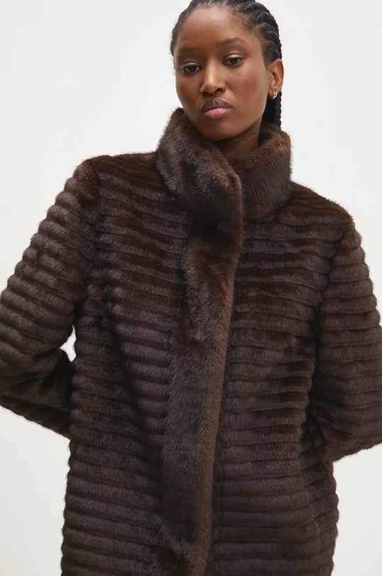 Kabát Answear.LAB hnědá br005.ilk