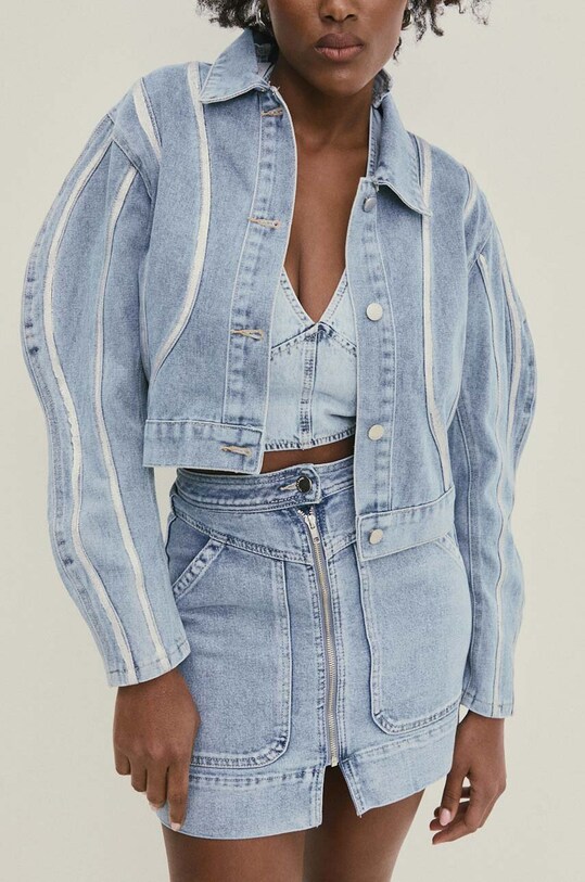 Answear.LAB kurtka jeansowa d30535.iw