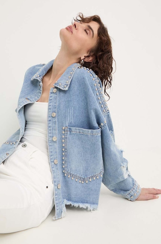 Answear Lab geacă din denim albastru j049.IJS