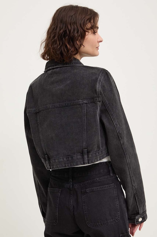 Odzież Answear.LAB kurtka jeansowa 6630.ijs czarny