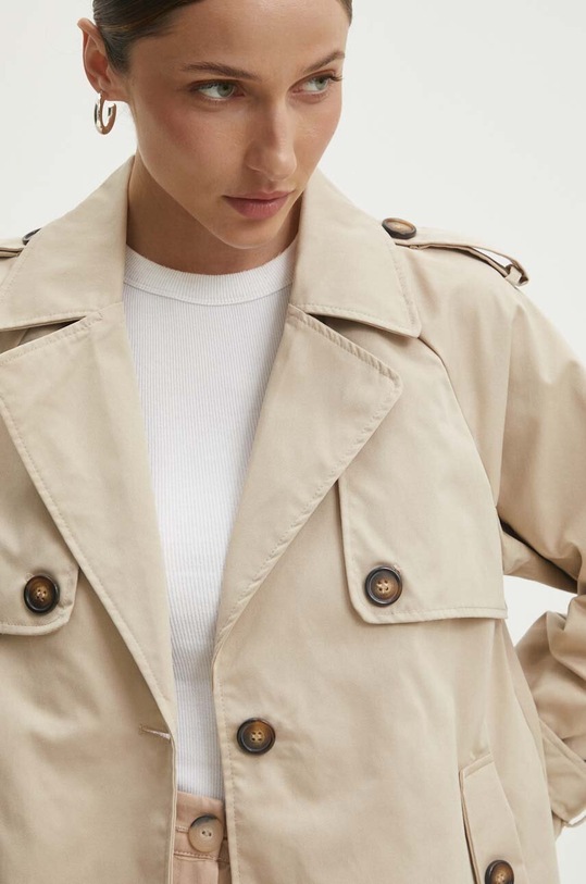 Answear Lab kurtka tr034.FKK beżowy