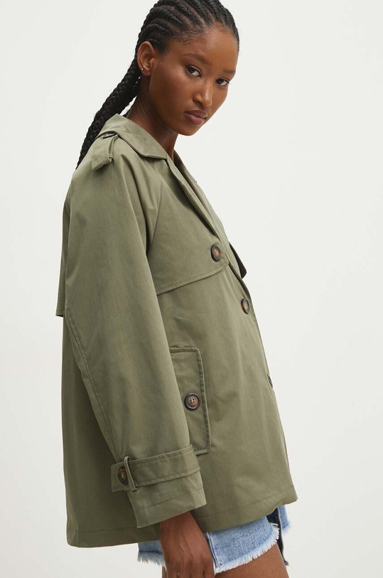 Answear Lab kurtka nieocieplane zielony tr034.FKK