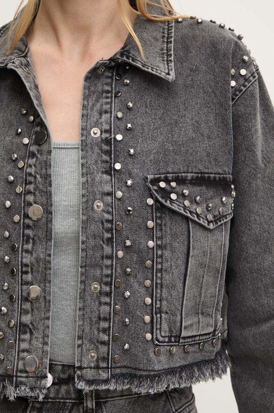 Answear Lab geacă din denim 06035.TMS gri