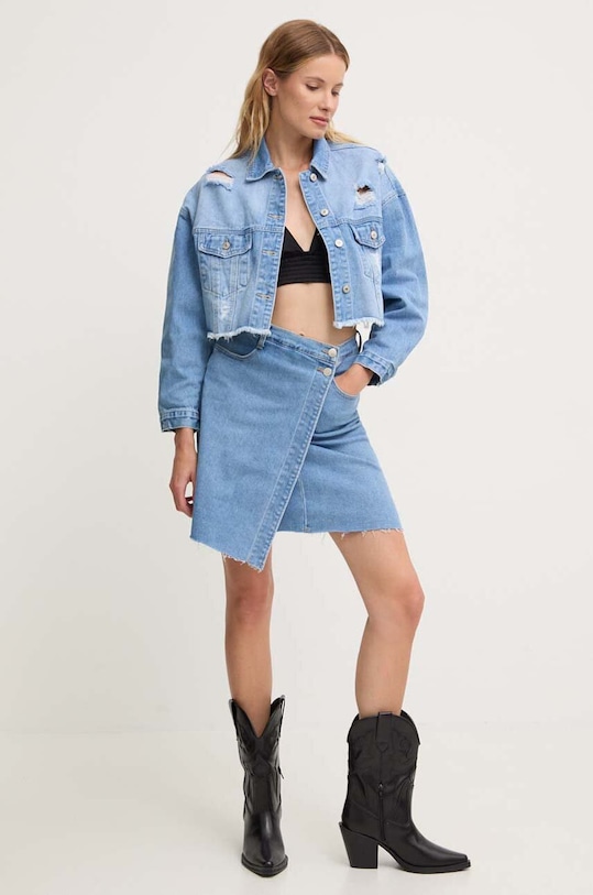 Answear Lab geacă din denim RD8100.HMS albastru WZ24