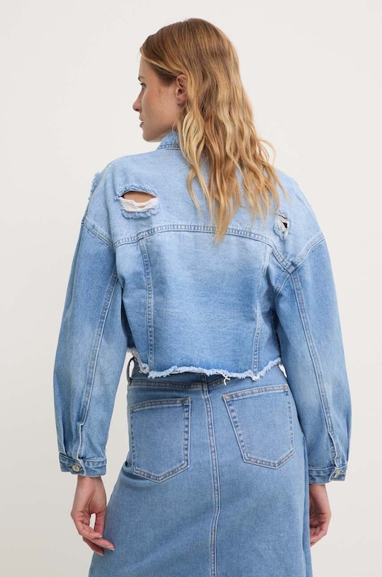 Îmbrăcăminte Answear Lab geacă din denim RD8100.HMS albastru