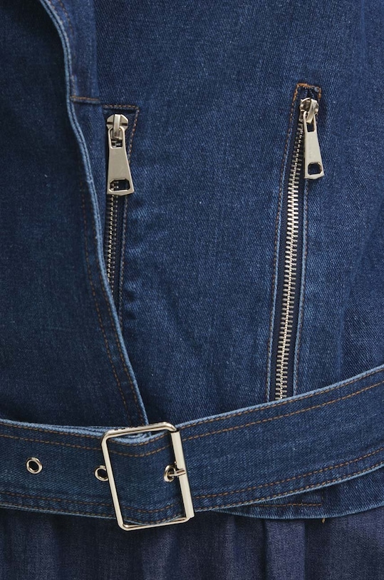 Answear.LAB giacca da motociclista jeans b9337.ijs blu