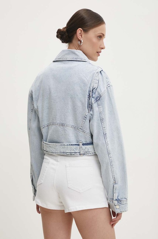 Odzież Answear.LAB kurtka jeansowa 379.TJS niebieski