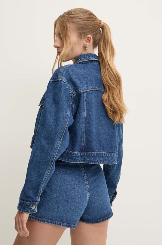Îmbrăcăminte Answear Lab geacă din denim 1316.IKK albastru