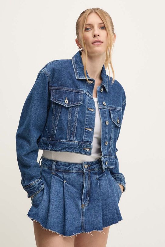 Answear Lab geacă din denim albastru 1316.IKK
