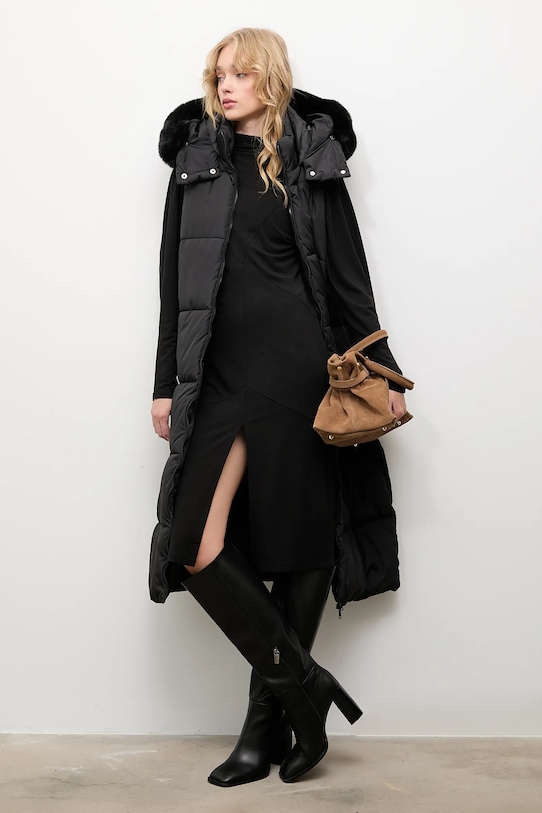 Безрукавка Answear.LAB з утепленням чорний LJK.JEWELSGIL.ums