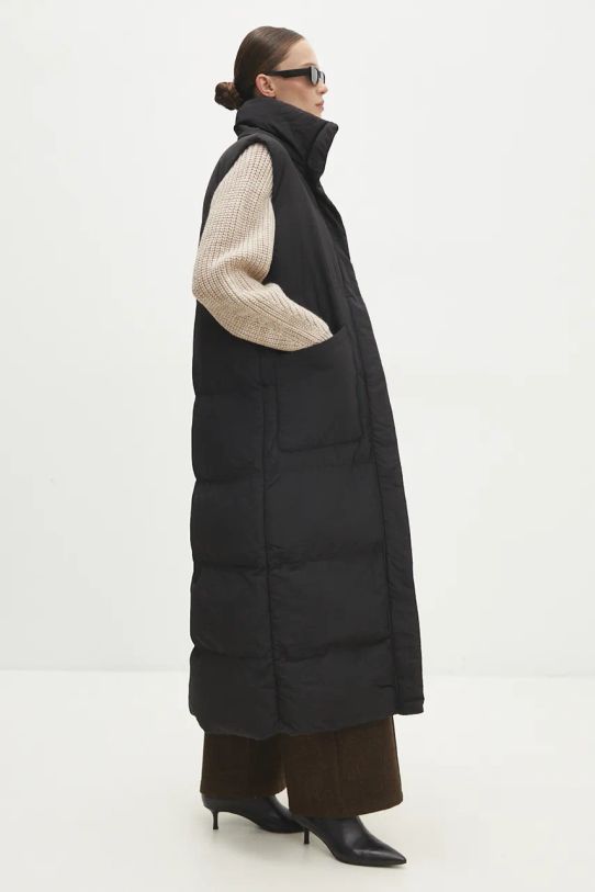 Answear Lab vesta LJK.TONEYGILET.ums negru WZ24