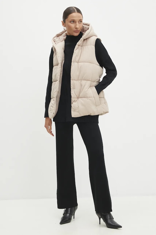 Безрукавка Answear.LAB LJK.VINEPKB.ums бежевий WZ24