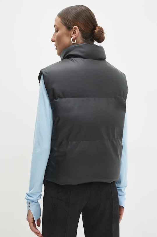 Îmbrăcăminte Answear Lab vesta LJK.TROPICGILBLK.ums negru