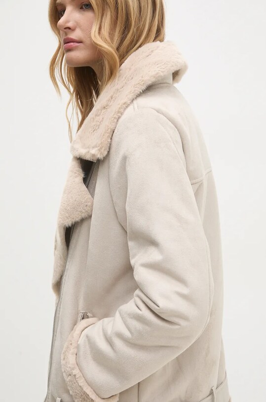 Jakna Answear.LAB bez tople podstave bež LJK.BLACKOUTSTON.ums