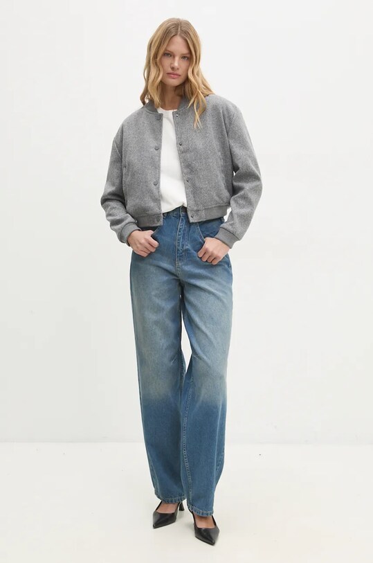 Answear Lab giacca bomber LJK.WARLIE.ums grigio WZ24