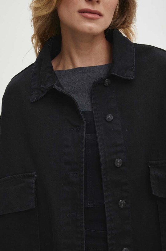 Answear Lab geacă din denim 5115.tjs negru